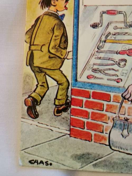 Blimey - Don`t go....Postcard