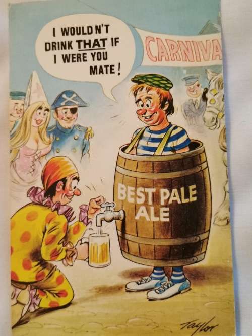 I wouldn`t drink....Postcard