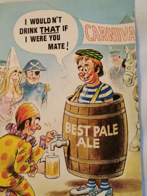 I wouldn`t drink....Postcard