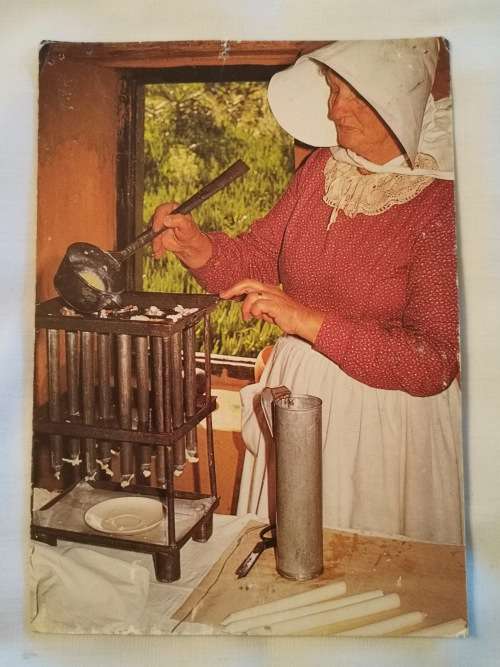 Open Air farm Museum....Postcard