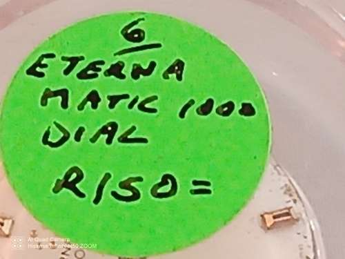 Eterna Matic 1000 Dial