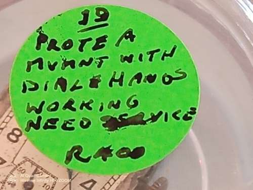 Protea Movement with dial and hands. working needs a service