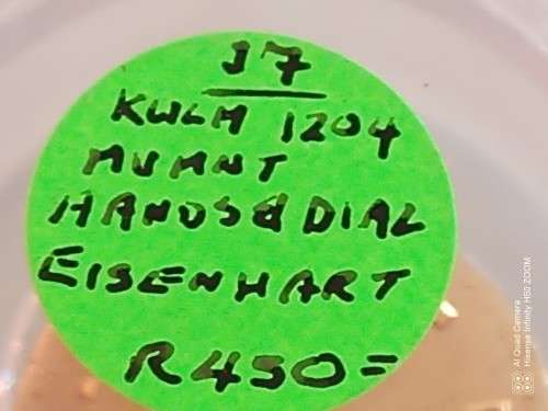 Eisenhart movement with hands and dial. kulm 1204 sport
