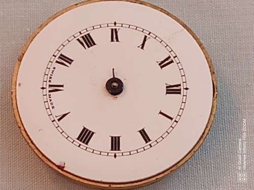 Movement CA 1920`s Enamel dial  working needs a services