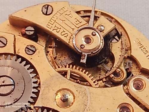 Movement CA 1920`s Enamel dial  working needs a services