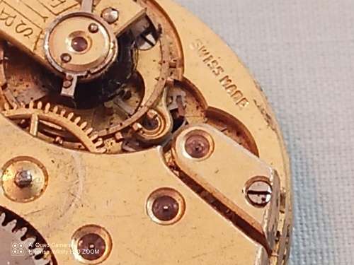 Movement CA 1920`s Enamel dial  working needs a services