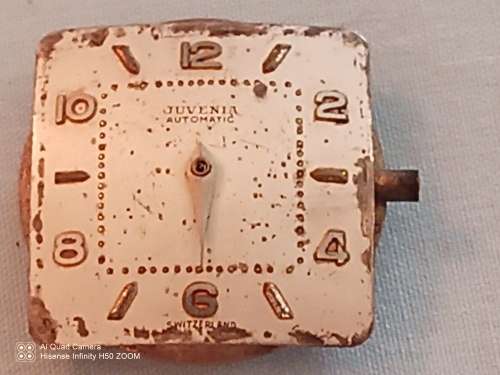Juvenia  Automatic movement, Dial and Hands. Needs a service