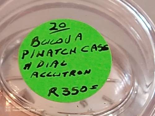 Bulova Accutron Pocket Watch Casing with dial