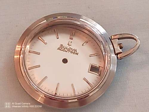 Bulova Accutron Pocket Watch Casing with dial