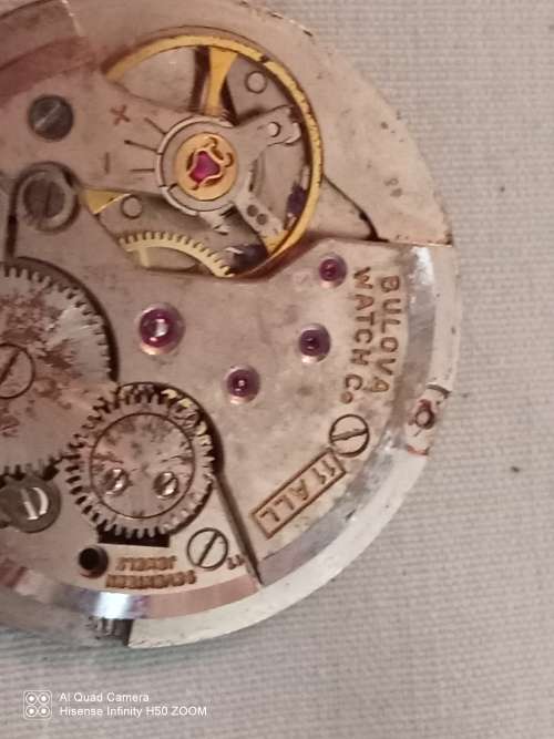 Bulova movement for repair
