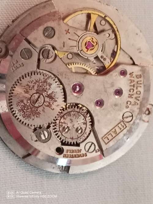 Bulova movement for repair