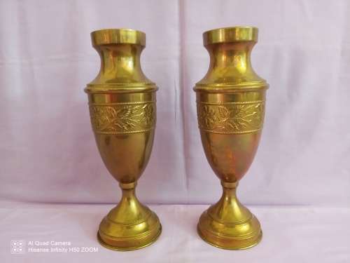 Pair of Brass vases