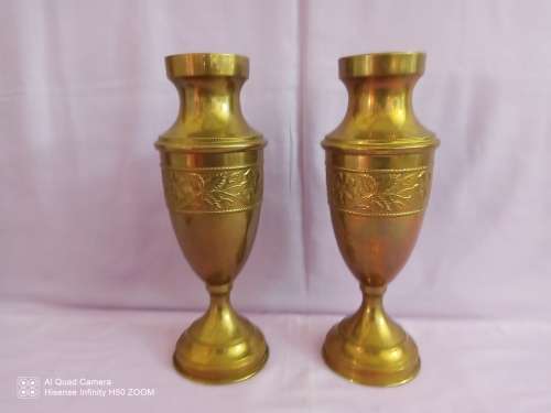 Pair of Brass vases
