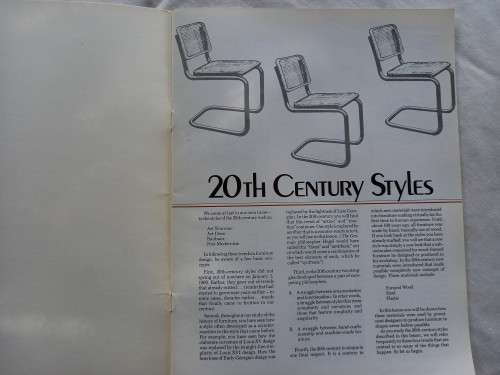 Period Furniture twentieth century styles, Sheffield school of interior design