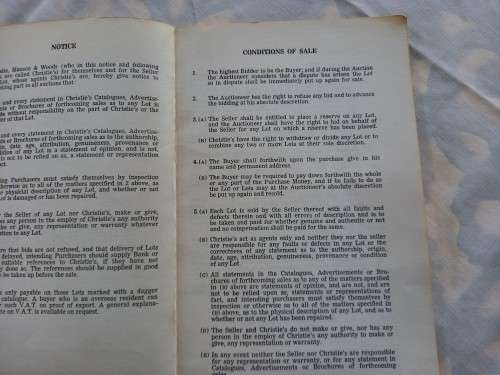 Christies catalog 25 Jyly 1973, English and foreign silver
