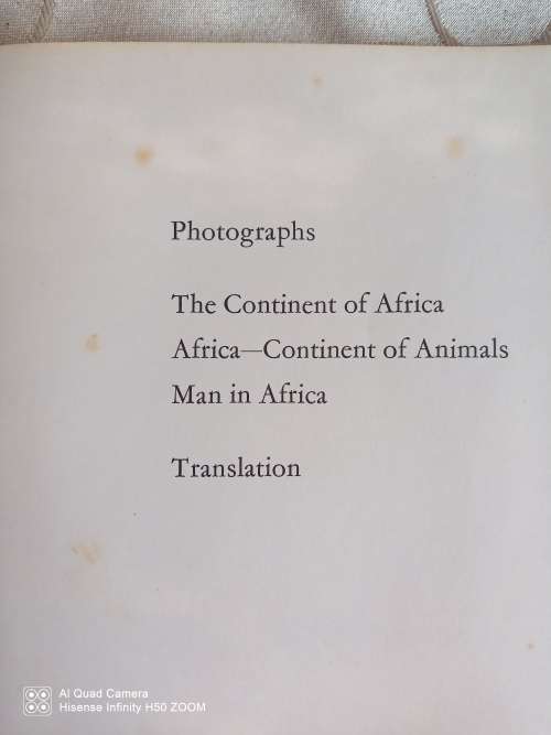 Africa: Emil Schulthess