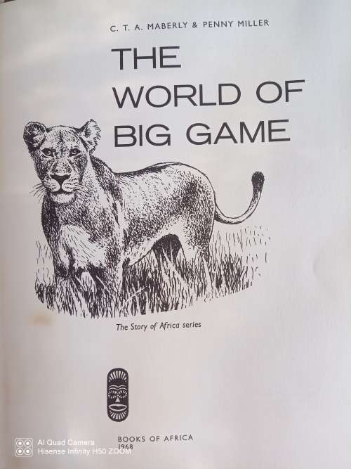 The world of big Game: CTA Maberly & Penny Miller
