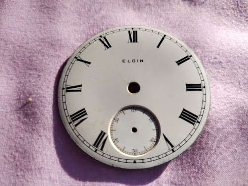 Elgin enamel dial (a)
