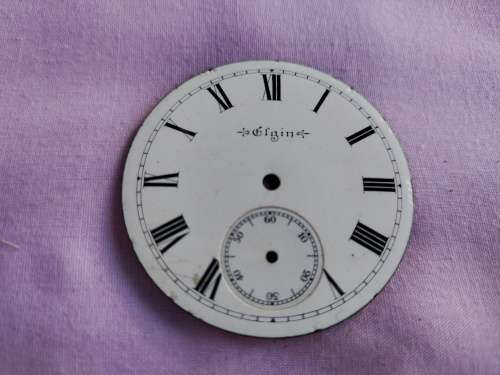 Elgin Enamel Dial