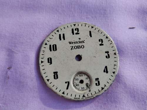 Westclox Zobo enamel Dial