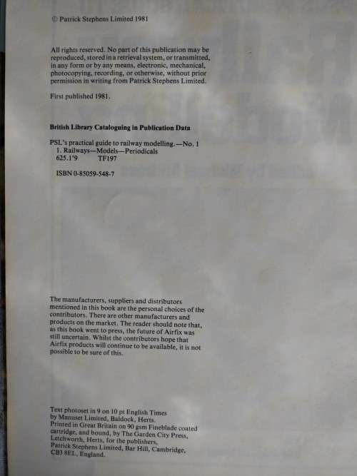 Railway Modelling book