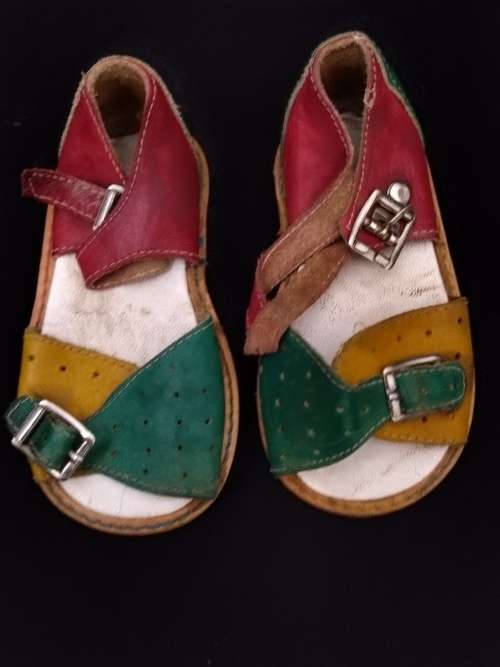 Toddlers leather vintage sandals