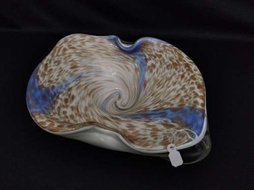 Stunning Murano Bowl with gold foil
