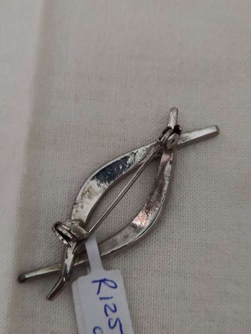 Marcasite brooch