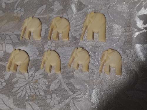 x7 Bone Elephants