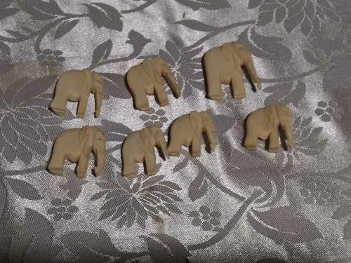 x7 Bone Elephants