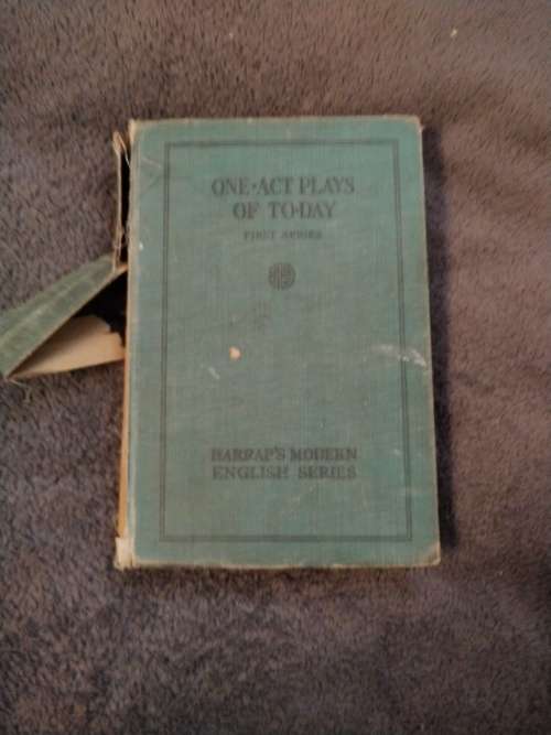 One Act Play`s of to-day, First Series, Harrap`s Modern English Series (Sept 1938)
