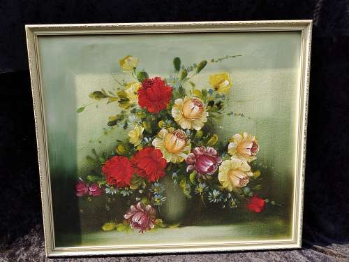 Roses Oil Painting no name