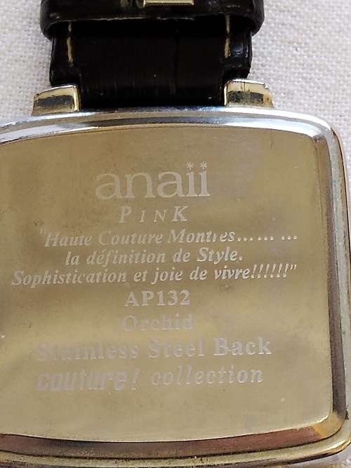 Ladies Anaii Pink Couture 1 collection watch