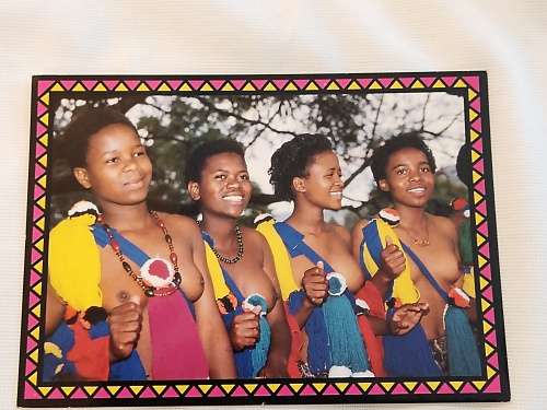 Swazi Maidens Post card