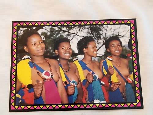 Swazi Maidens Post card