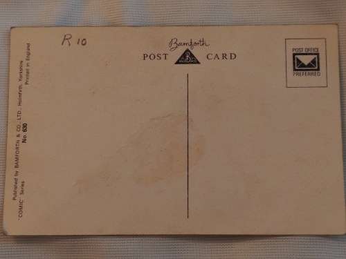 `Blimey -watch it Fred! Post Card