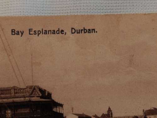 Bay Esplanade. Durban. Post Card