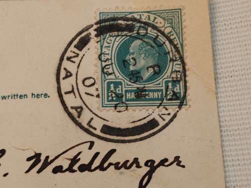 The Breakwater - Durban. Post Card