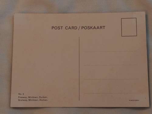 Free Way Minitown Durban. Post Card