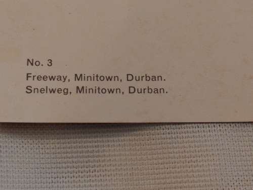 Free Way Minitown Durban. Post Card