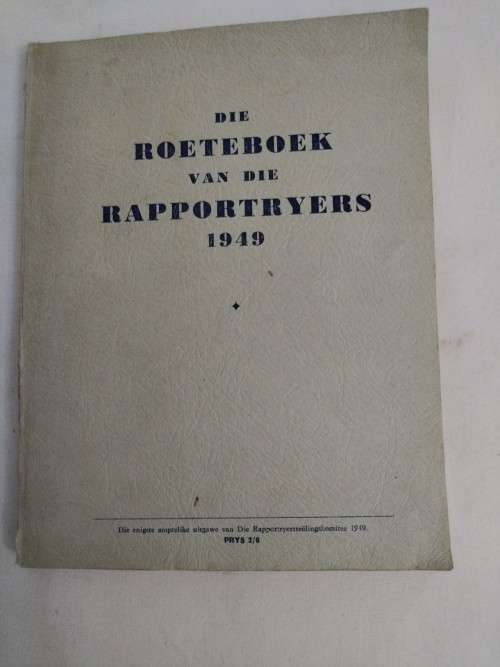Die Roeteboek van Rapportryers 1949