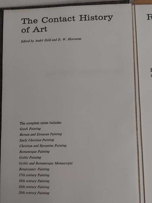 The Contact History of Art