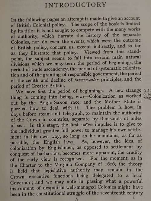 A Short History of British Colonial Policy by Hugh Edward Egerton M.A. dd 1905