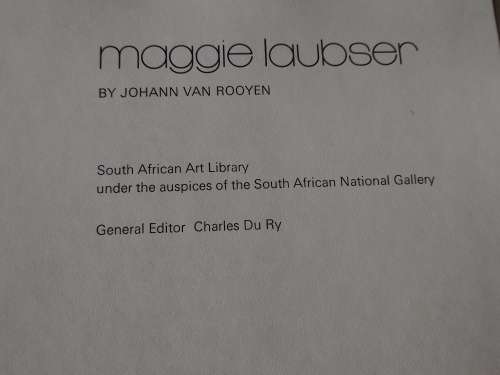 Maggie Laubser by Johann van Rooyen, South African Art Library