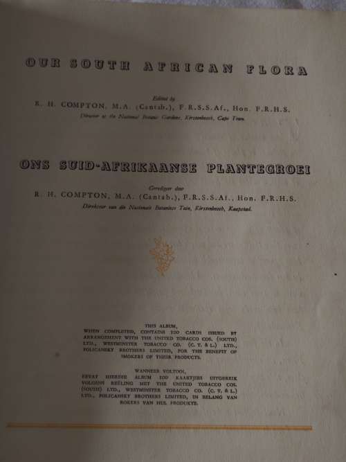 Our South African Flora - Incomplete
