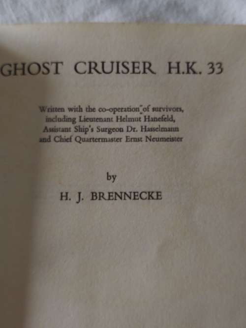 Ghost Cruiser HK 33, by H.J. Brennecke - 1955