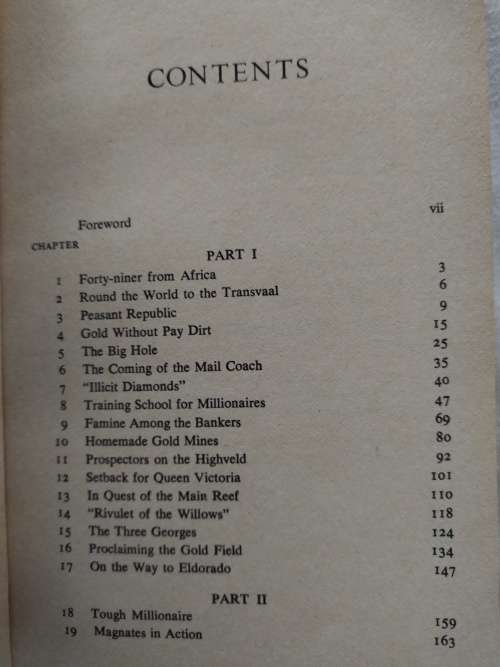 Gold, Gold, Gold, The Johannesburg Gold rush, Eric Rosenthal (1979)