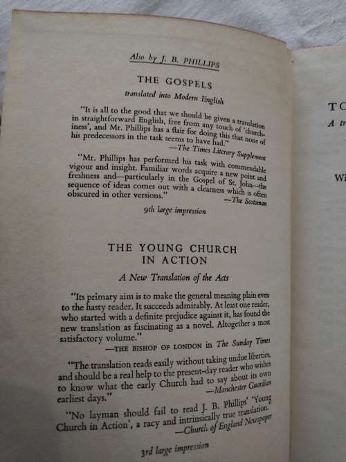 Letters to Young Churches 1956