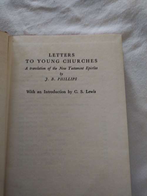 Letters to Young Churches 1956
