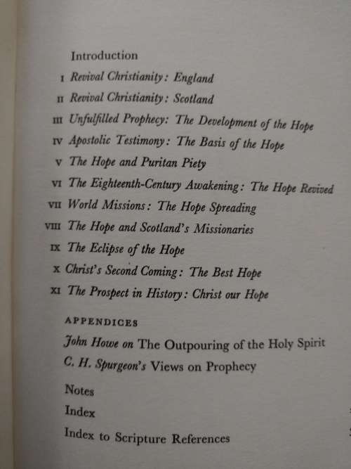 The Puritan Hope, A Study in Revival and the interpretation of Prophecy Iain H, Murray - 1975